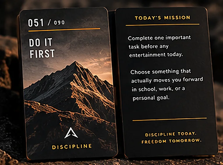 Concept render of the Discipline deck